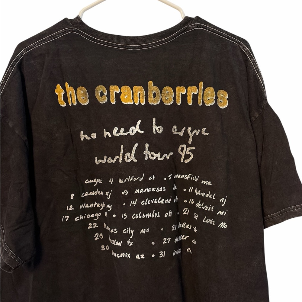 The Cranberries Black Band T-Shirt Size XXL New No Need To Argue - Picture 5 of 6